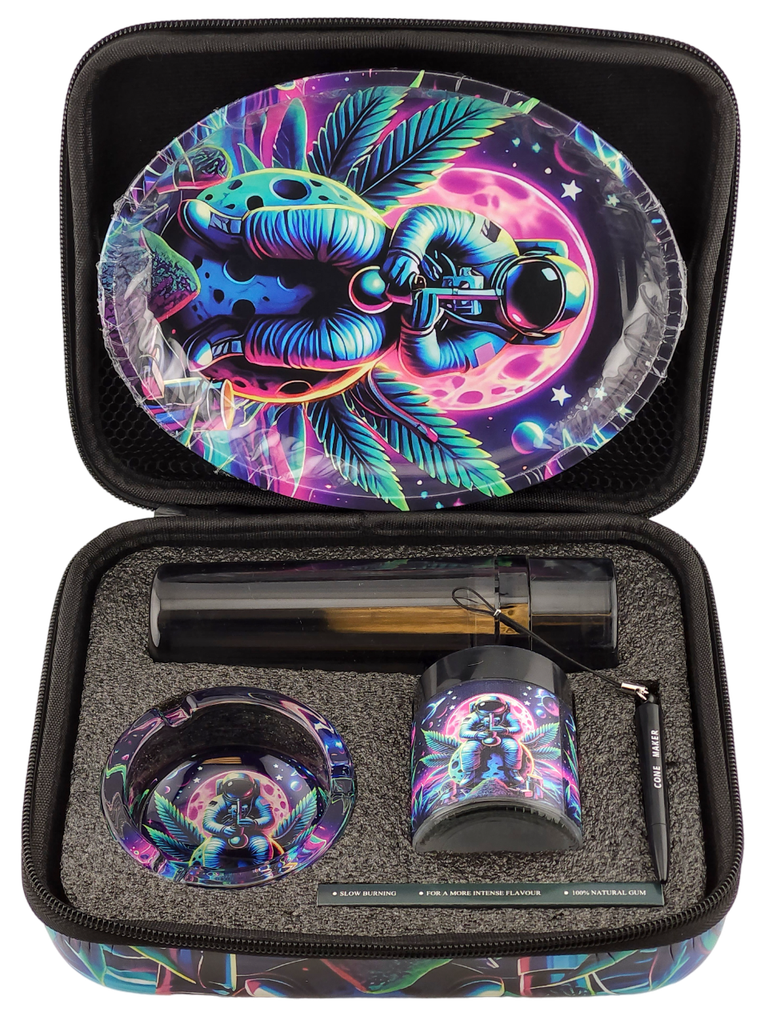 OVAL TRAY SMOKING SET (EVA Bag)