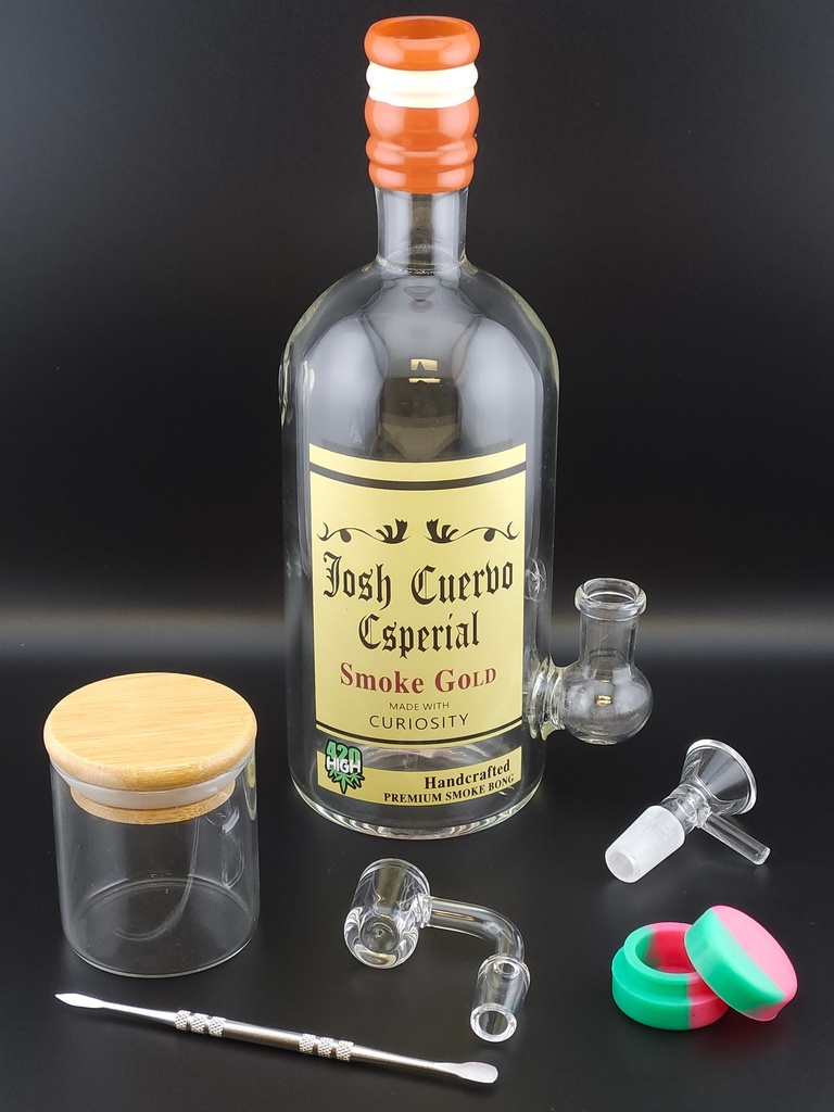 WINE/LIQUOR BONG SMOKING SET (Suitcase)